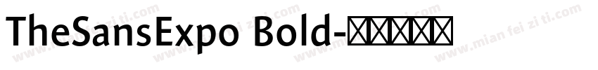 TheSansExpo Bold字体转换